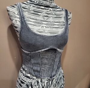 Sexy Ribbed Mesh Tank